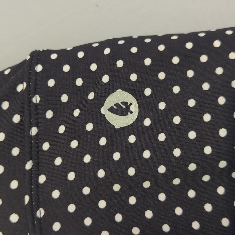 Donajo Black Polka Dot Athletic Shorts With Pockets Size 3 - Picture 2 of 9